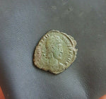 #j535# Roman Bronze coin issued by Constantius II from 351-355 AD