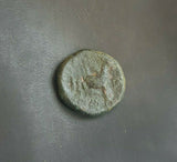 #g424# Anonymous Greek City Issue Bronze Coin of Aigai from 200-1 BC