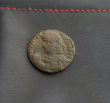 #m047# Rare Roman Bronze coin issued by Constantius II from 348-351 AD