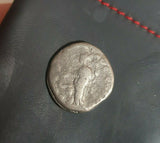 #j877# Roman silver denarius coin of Marcus Aurelius from 169 AD