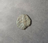 #f615# Small Roman bronze coin of Theodora from 337-340 AD