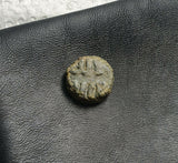 #k155# Anonymous copper Umayyad Fals coin from Spain 711-750 AD