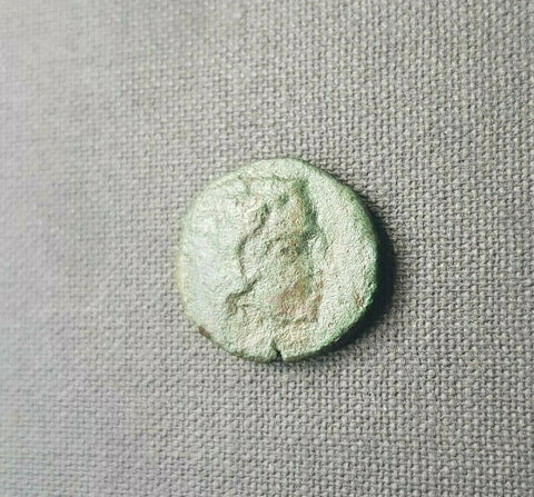 #g037# Anonymous Greek City Issue Bronze Coin of Lysimacheia from 309-220 BC