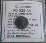 #k463# Roman Bronze coin issued by Constans from 335-341 AD