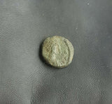 #i429# Byzantine pentanummium coin of Justin I from 518-525 AD (Christogram)