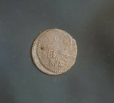 #g963# Ottoman copper 1 Mangir coin of Suleyman II from 1687-1688 AD