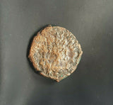 #j706# Byzantine Half Follis coin of Maurice Tiberius from 582-602 AD