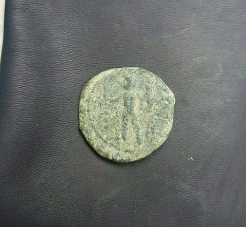 #k108# Anonymous Iberian Greek City Issue Bronze Coin of Cordoba from 75-25 BC