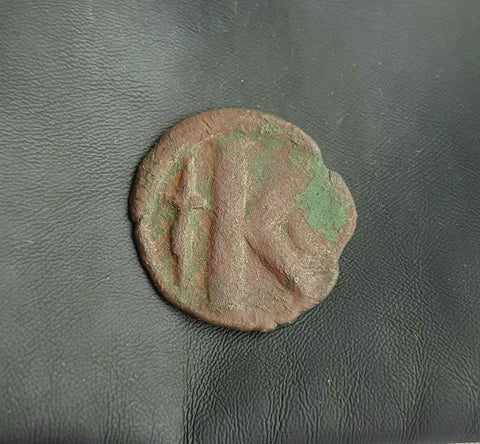 #i708# Byzantine Follis coin of Anastasius I from 491-518 AD