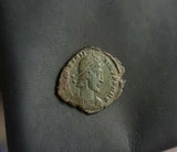 #j535# Roman Bronze coin issued by Constantius II from 351-355 AD