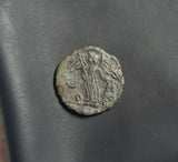 Commemorative Roman bronze coin of Constantine I from 330-340 AD