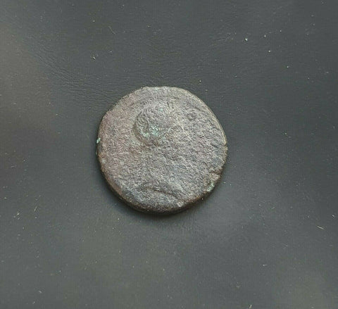 #h443# Anonymous Romo-Greek City Issue Bronze Coin of  Pergamon from 40-60 AD