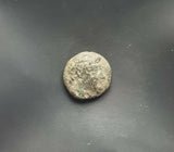 #g288# Greek bronze ae15 coin from Seleucid King Antiochus III, 222-187 BC