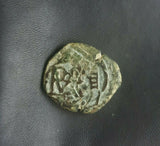 #I283# Spanish Countermarked 4 maravedis coin of Philip IV, 1659 AD