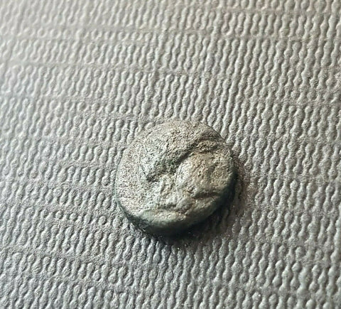 #f218# Anonymous bronze Greek city issue coin from Gambrion from 400-300 BC