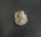 #j235# Roman silver denarius coin of Antoninus Pius from 155-156 AD