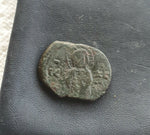 #i454# Byzantine Follis coin of Nicephorus III from 1078-1081 AD