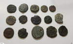 5 Individual Identified Roman Bronze Coins from 300-400 AD