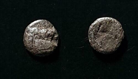 #d703# Silver Anonymous Greek city issue coin Thracian-Macedon 450-400 BC.