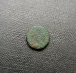 #f222# Greek bronze ae17 coin from Ptolemaic King Ptolemy II, 281-246 BC