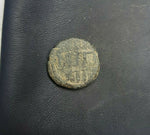 #k166# Anonymous copper Umayyad Fals coin from Tabariya (Israel) 711-750 AD