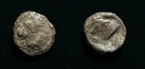 #e333# Greek city issue silver obol coin from the region of Caria, 400-340 BC