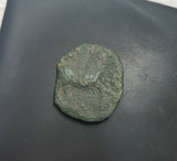 #j945# Anonymous Iberian Greek City Issue Bronze Coin of Castulo from 200-100 BC