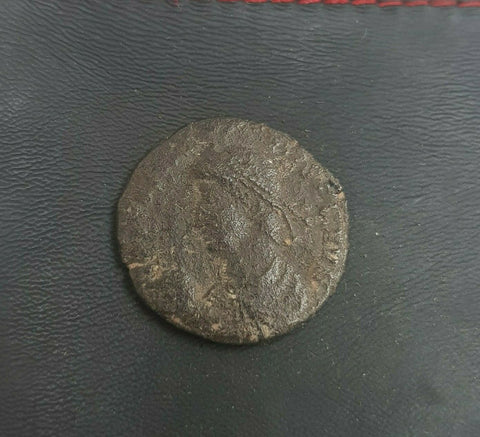 #m045# Rare Roman Bronze coin issued by Constantius II from 348-350 AD