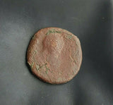 #i443# Byzantine Follis coin of Justin I from 518-527 AD