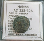 #g890# Roman Bronze coin issued by Empress Helena from 325-327 AD