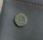 #g502# Roman Bronze coin issued by Theodosius II from 425-435 AD