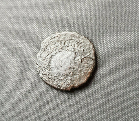 #f436# Post-Seljuk Artuqids drachm coin of Timurtash from 1122-1152 AD (Mardin)