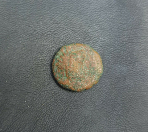 Anonymous Greek City Issue Bronze Coin of Myrina from 200-1 BC