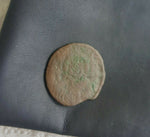 #j420# Byzantine Follis coin of Michael VII from 1071-1078 AD