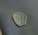 #h849# Byzantine Trachy coin from Latin Occupation of Constantinople 1204-1261