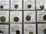 5 Individual Identified Roman Bronze Coins from 300-400 AD