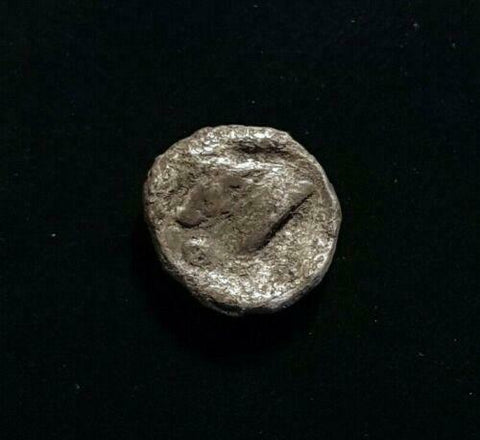 #e333# Greek city issue silver obol coin from the region of Caria, 400-340 BC