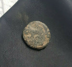 #k166# Anonymous copper Umayyad Fals coin from Tabariya (Israel) 711-750 AD