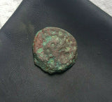 #j981# Anonymous Iberian Greek City Issue Bronze Coin of Cordoba from 75-25 BC