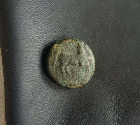 #g251# Anonymous Greek City Issue Bronze Coin of Maroneia from 400-350 BC