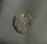 #j304# Spanish Medieval 2 maravedis coin of Philip III from 1601-1609 AD