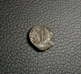 Roman silver fouree denarius coin of Julia Domna from 211-216 AD