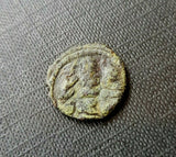 Anonymous copper Umayyad Fals coin from N. Africa 720-750 AD (Album 145)