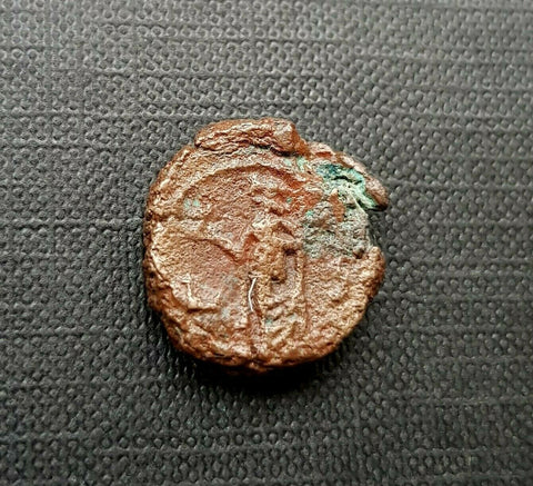 #f243# Roman Ae Tetradrachm coin of Diocletian from 289-290 AD (Alexandria)